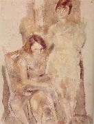 Jules Pascin Jinede and Miliu Germany oil painting artist
